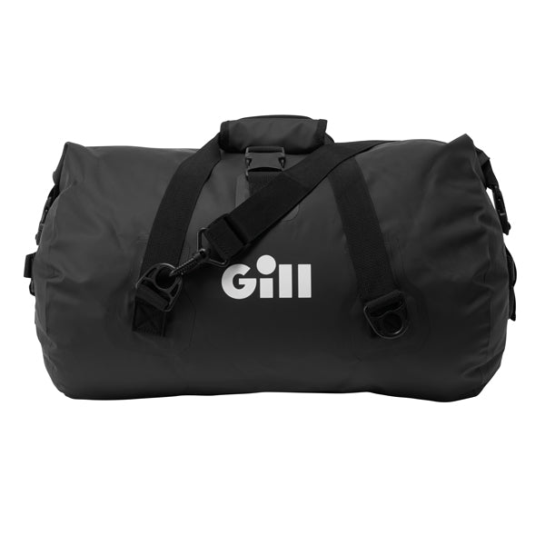 Gill, L101 Voyager Duffel Bag, svart, 30L, vanntett PVC, 6 D-ringer