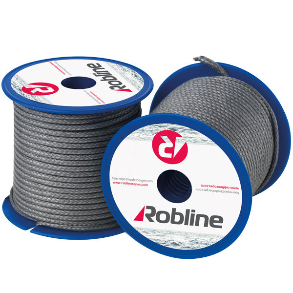 Robline, Ocean 3000 miniruller, antrasitt, 2mm, 25m, 400 kg bruddstyrke (10 stk)