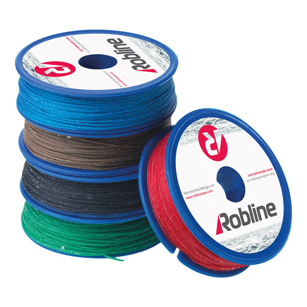 Robline, vokset garn, sort, 0,8 mm x 80 m, 10 stk.