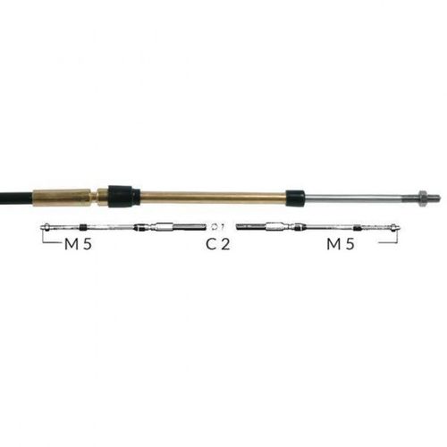 Ultraflex, Styrekabel C2, universal for påhengsmotor, 9 fot, 87 mm