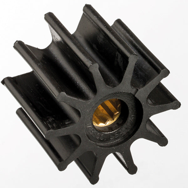 Jabsco, Impeller kit 17937-0003-P, 7 aksel, Ø 16 mm, 51 mm høy, 10 blader, nitril/messing, Ø 65 mm