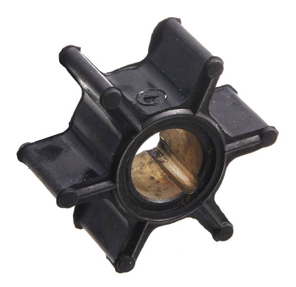 Impeller for påhengsmotorer 500355 - Aksel Ø 12,75 mm, Høyde 17,80 mm, 6 blader