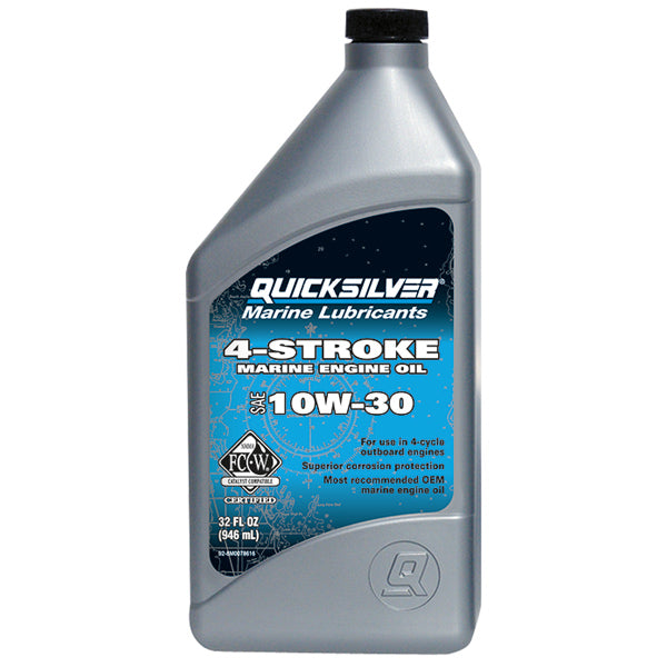 Quicksilver, 10W-30 Motoroljemineral, 1L NMMA FC-W godkjent