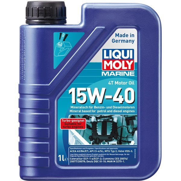 Liqui Moly, Marine 4T motorolje, 15W-40, 1L