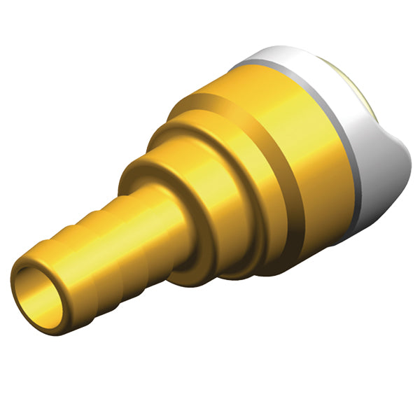 Hval, slangekobling 1/2" messing for 15 mm trykkvannslange (1 stk.)