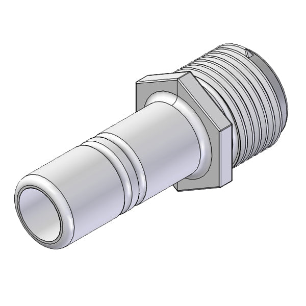 Hval, Adapter hann 1/2” 15mm slangekobling, 2 stk