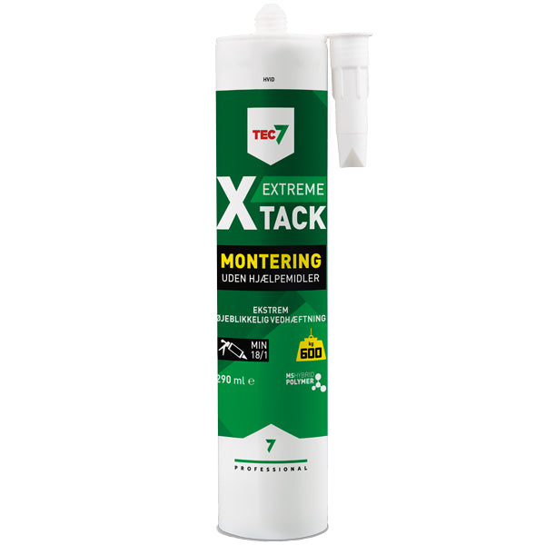 Tec7, X-Tack Construction Adhesive White, 290 ml