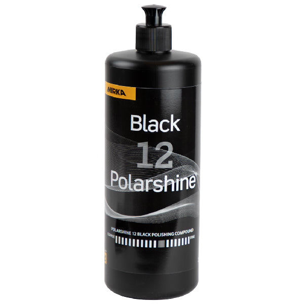 Mirka, Polarshine 12, svart polert, 1 L