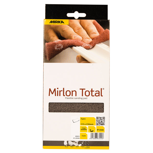 Mirka, MirlonTotal slipesvamp P1500, 3 stk, 115x230 mm