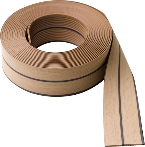 Flexiteek, Isiteek 2x45 PB, svart fuge 1,0 m², 11,1 m lengde, 90 mm bredde, 4 mm tykkelse