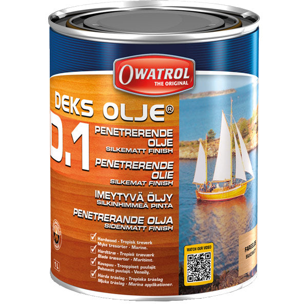 Owatrol, Coating oil D1, 1L - Gjennomsiktig