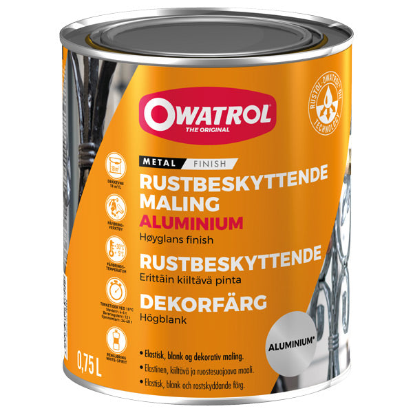 Owatrol, Anti-rust maling aluminium, 0,75L