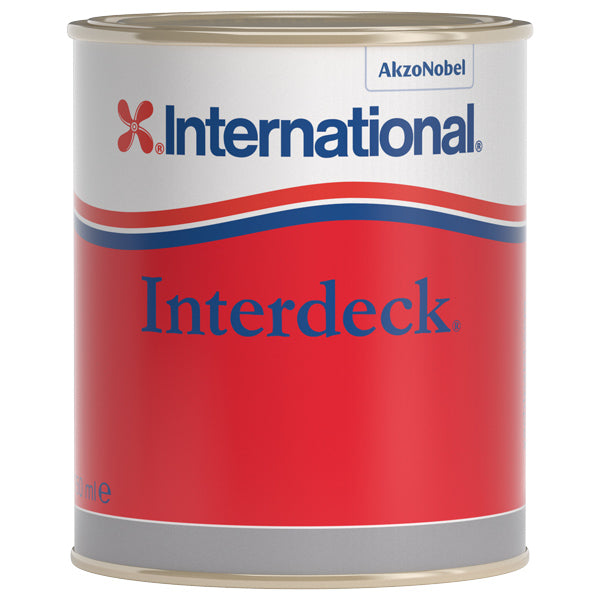 International, Interdeck anti-skli maling 0,75L, Hvit 001