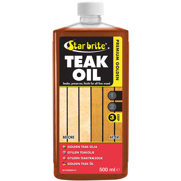 Star Brite, Premium Gold Teak Oil, 500 ml