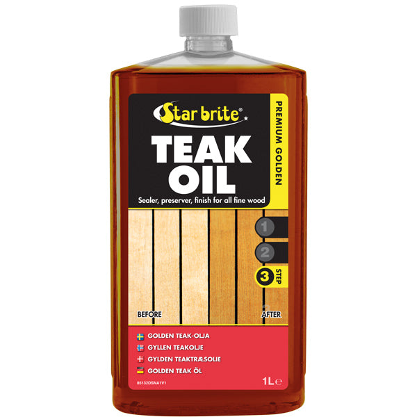 Star Brite, Premium Gold Teak Oil, 1L