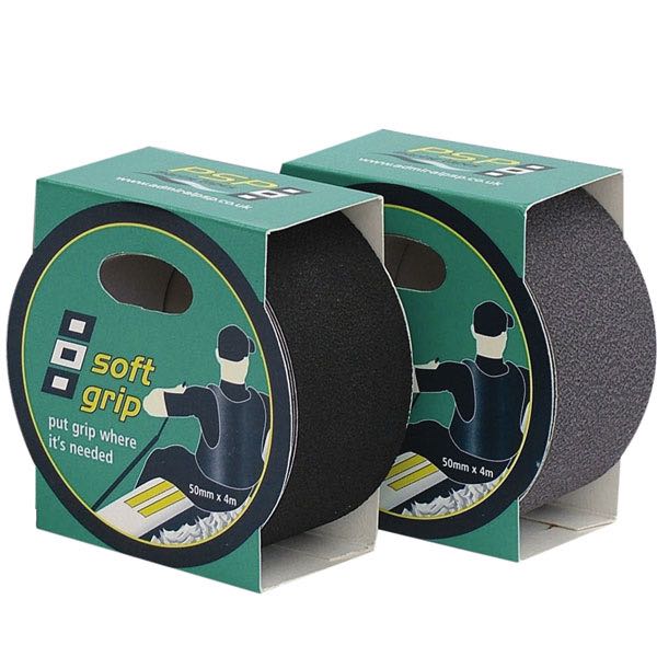 PSP, Soft Grip Anti-skli tape, svart, 50 mm, 4 m