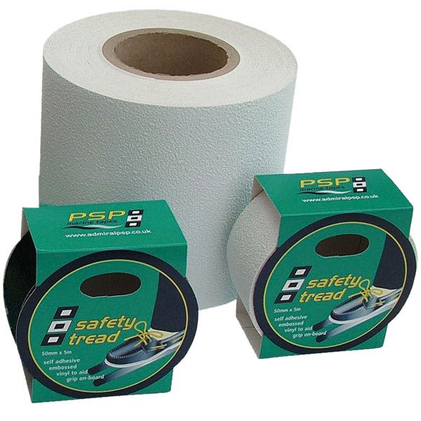 PSP, Safety Tread anti-skli tape, hvit, 25mm, 5m