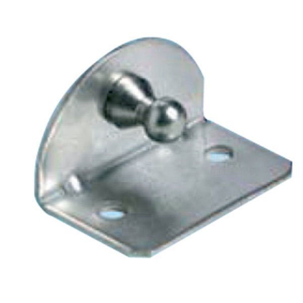 Vinkelbrakett innvendig for kuleledd RF, AISI 316, 30 mm x 30 mm x 50 mm