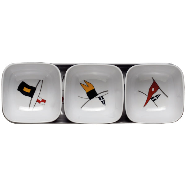 Marine Business, Regata Snack Set 27 x 9cm, bruchsicheres Melamin