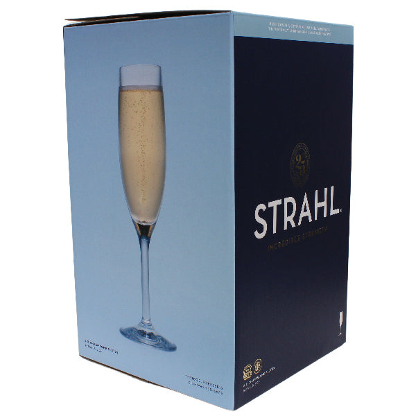 Strahl, Champagneglass 166 ml. i gaveeske, 4 stk, polykarbonat