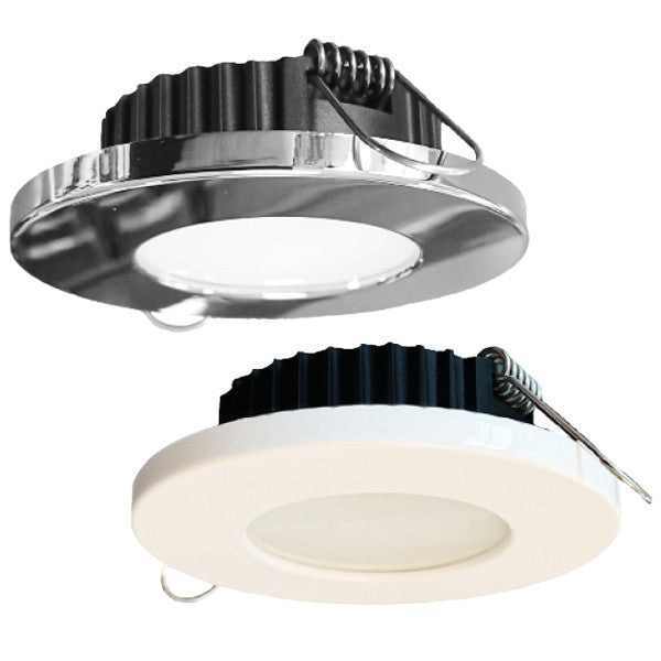 Casolux, Rikke Spot Dimbar 10-32V, Hvit plast, IP65, 3000K, 1,5W, 70 Lumen, 72mm